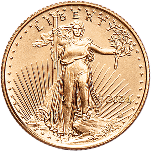 2024 $5 1/10 oz. Gold American Eagle Main Image