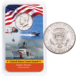 2023 Kennedy Half Dollar in U.S. Coast Guard Showpak Main Image