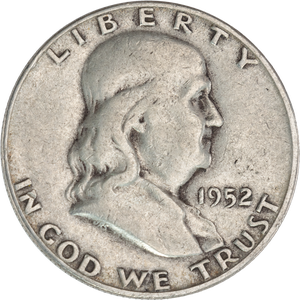 1952-S Franklin Half Dollar Main Image