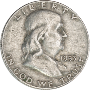 1953-D Franklin Half Dollar Main Image