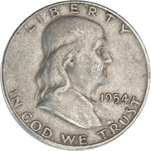 1954-D Franklin Half Dollar Main Image