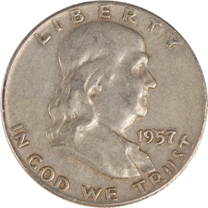 1957-D Franklin Half Dollar Main Image