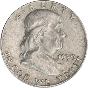 1959-D Franklin Half Dollar Main Image