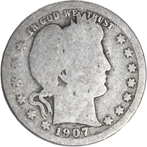 1905-S Barber Silver Quarter Main Image