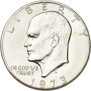  1 Dólares de los EE. UU. eisenhower Ike 1 Dólar Moneda 1971 a  1978 los coleccionistas Coin. : Arte Coleccionable y Bellas Artes