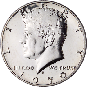 1970-S Kennedy Half Dollar Main Image