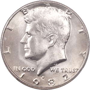 1982-D Kennedy Half Dollar Main Image