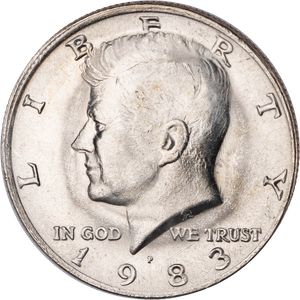 1983-P Kennedy Half Dollar Main Image