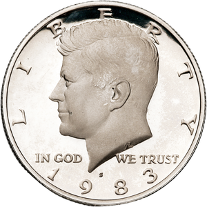 1983-S Kennedy Half Dollar Main Image