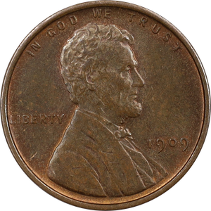 1909 Lincoln Head Cent Main Image