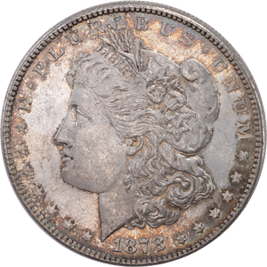 1878 7 Tail Feathers Morgan Silver Dollar (SAF) Main Image