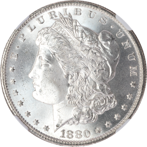 1880-S Morgan Silver Dollar Main Image