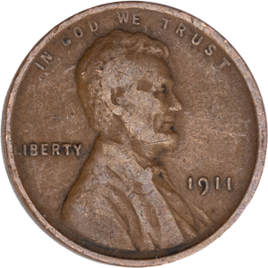 1911 Lincoln Head Cent Main Image