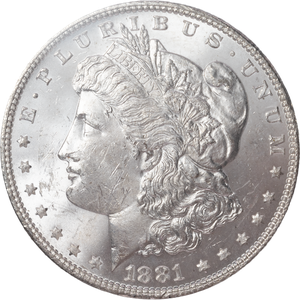 1881 Morgan Silver Dollar Main Image