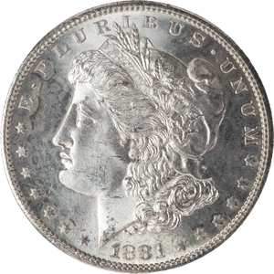 1881-S Morgan Silver Dollar Main Image
