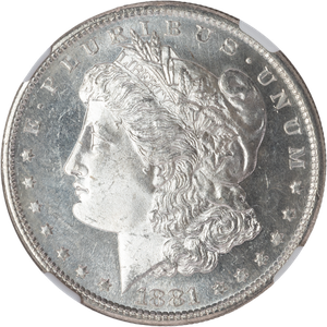 1881-S Morgan Silver Dollar Main Image