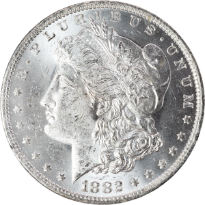 1882-O Morgan Silver Dollar Main Image