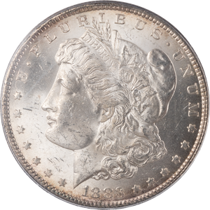 1883-CC Morgan Silver Dollar ANACS  MS63 Main Image
