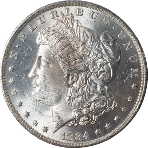 1884-O Morgan Silver Dollar Main Image