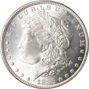 1885 Morgan Silver Dollar Main Image