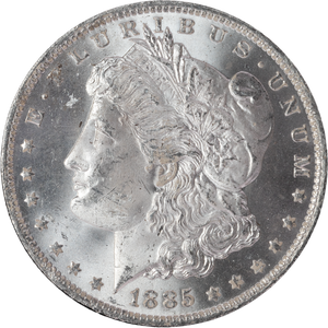 1885-O Morgan Silver Dollar Main Image