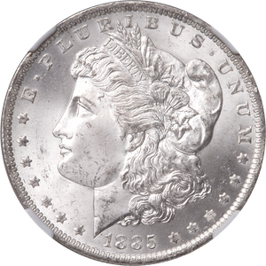 1885-O Morgan Silver Dollar Main Image