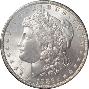 1886 Morgan Silver Dollar Main Image