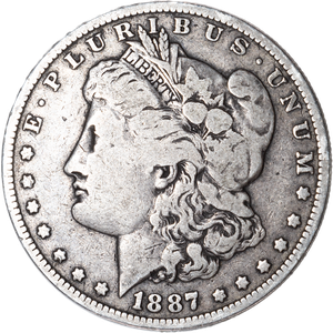1887-O Morgan Silver Dollar VG#2 Main Image