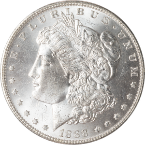 1888 Morgan Silver Dollar Main Image