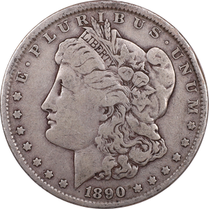 1890 Morgan Silver Dollar VG#2 Main Image