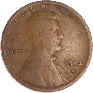 1912-D Lincoln Head Cent VG Main Image