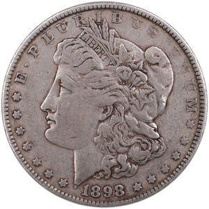 1898 Morgan Silver Dollar VF Main Image