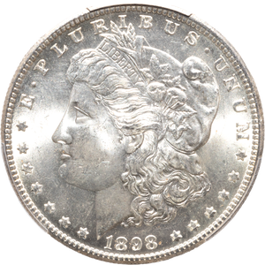 1898-O Morgan Silver Dollar Main Image