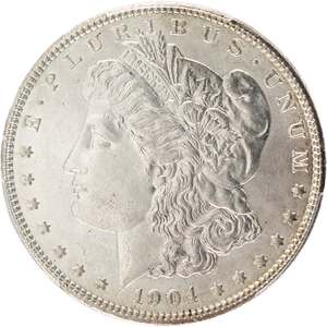 1904 Morgan Silver Dollar Main Image