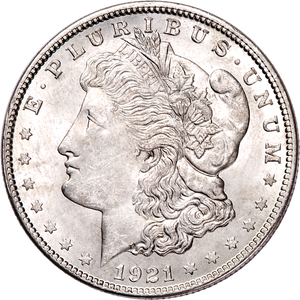 1921 Morgan Silver Dollar Main Image