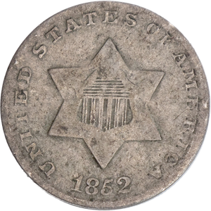 Three Cent - Silver - 1852 G Main Image