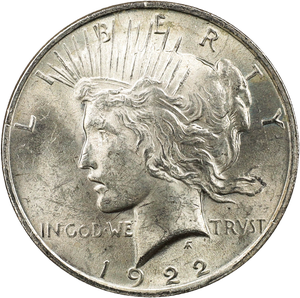 1922 Peace Dollar Main Image