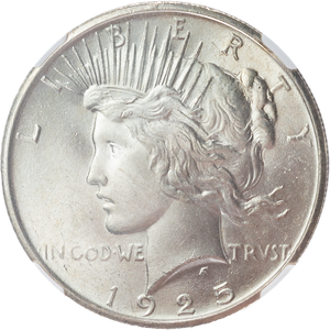 1925 Peace Silver Dollar Main Image