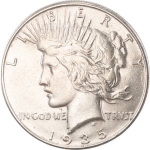 1935 Peace Silver Dollar Main Image