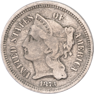 Three Cent - Three Cent Nickel - 1873 VG#2 Main Image