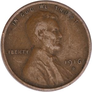 1916-D Lincoln Head Cent Main Image