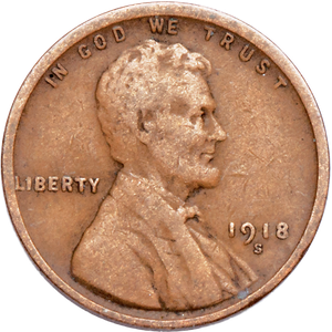 1918-S Lincoln Head Cent Main Image