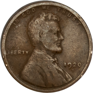 1920-D Lincoln Head Cent CIRC Main Image