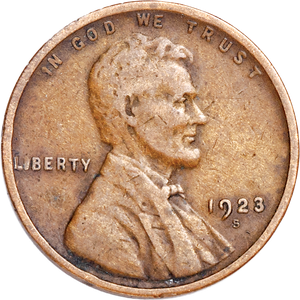 1923-S Lincoln Head Cent CIRC Main Image