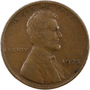 1925 Lincoln Head Cent Main Image