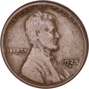 1925-S Lincoln Head Cent Main Image