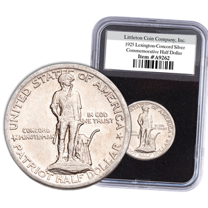 1925 Lexington-Concord Sesquicentennial Silver Half Dollar Main Image