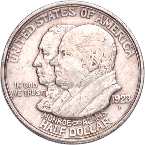 1923-S Monroe Doctrine Centennial Silver Half Dollar Main Image