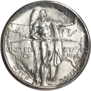 1937-D Oregon Trail Memorial Silver Half Dollar Main Image
