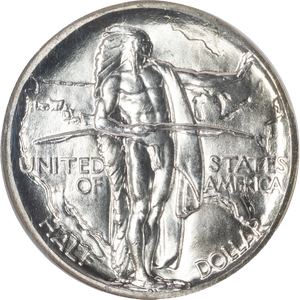 1938 Oregon Trail Memorial Silver Half Dollar Main Image